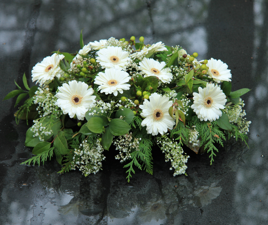 Kvetinová výzdoba – pohrebné vence a smútočné kytice