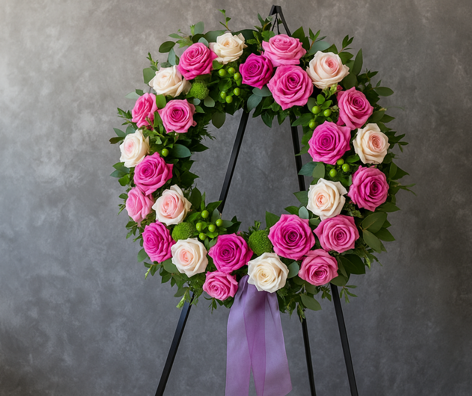 Kvetinová výzdoba – pohrebné vence a smútočné kytice